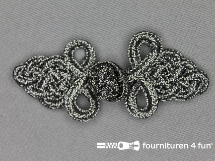 Brandenburger 82x28mm antiek zilver