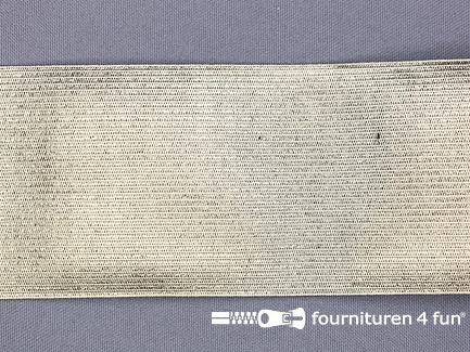 Gekleurd elastiek 60mm goud