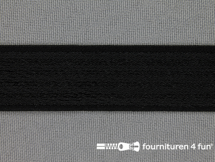 Schouderband elastiek 19mm zwart