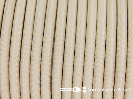 Elastisch koord 4,5mm beige