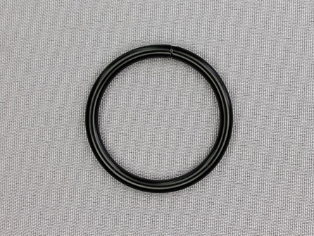 Stalen ring 35mm zwart