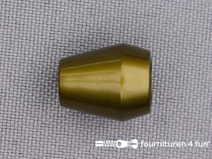 Koorduiteinde - kunststof - 12x14mm - mat brons