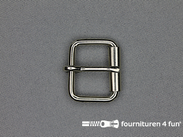 QUARKZMAN Metalen rolgesp, 4 stuks 0,75 inch enkele doorn-riemgesp QUARKZMAN Metalen rolgesp, 4 stuks 0,75 inch enkele doorn-riemgesp