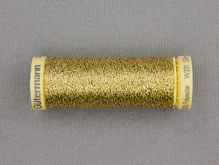 Gütermann Metallic naaigaren - 50 meter - goud