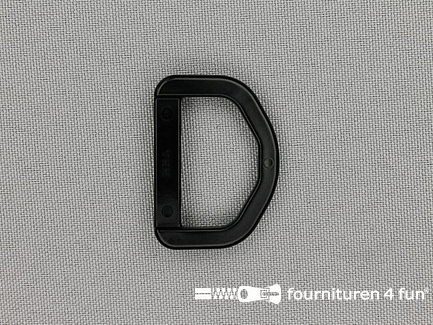 Kunststof D-ring - 25mm - YKK - zwart