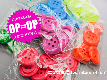 RESTANTEN - Carnaval fournituren OP=OP