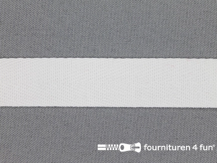 Luxe keperband - 20mm - wit