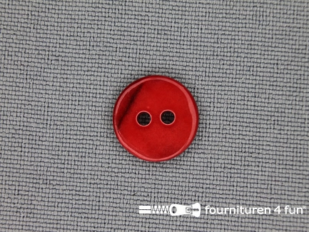 Parelmoer knoop 11mm rood