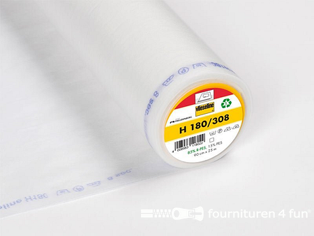Rol 25 meter x 90cm Vlieseline® Softline H180 wit 