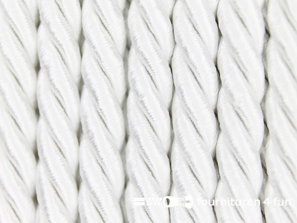 Viscose meubel koord - 5mm - wit