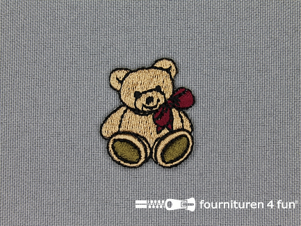 Kids applicatie 27x25mm teddybeer