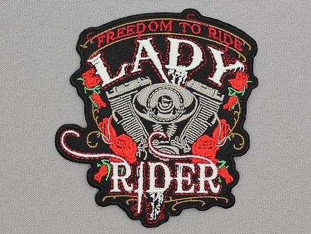Applicatie 95x105mm Lady Rider