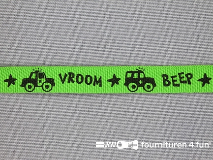 Deco lint auto 10mm fel groen