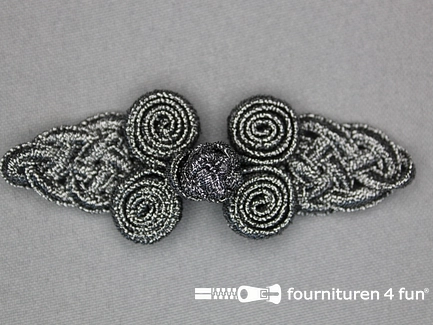 Brandenburger 91x32mm antiek zilver