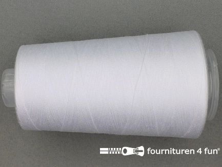 100% polyester Lockgaren 40/2 wit