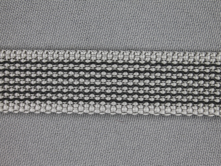 Rubber halsband 20mm grijs