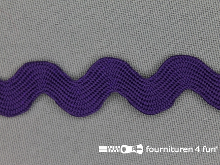 Zigzag band 15mm paars