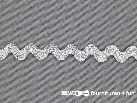 Zigzag band 10mm zilver