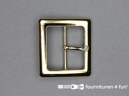 Metalen gesp 35mm goud