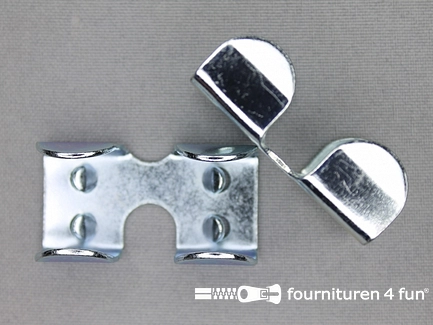 Metalen touwklem - 8mm - verzinkt