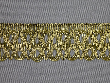 Kaart 25 meter goud band 34mm antique goud