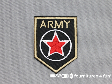 Army / Space applicatie 50x68mm Army rang ster