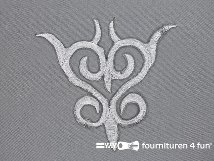 Zilver applicatie 90x98mm 