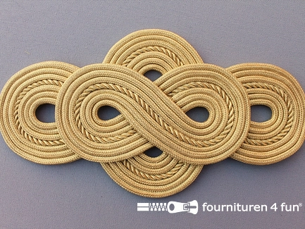 Brandenburger sierstuk 230x120mm goud