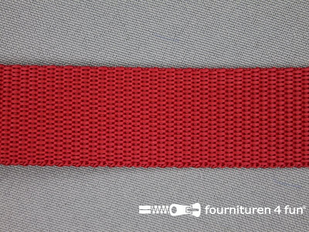 Rol 30 meter parachute band  -25mm - rood