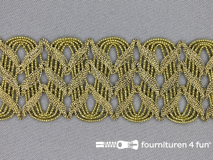Goud band 37mm antique goud