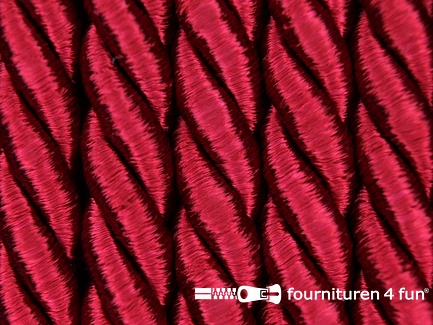 Viscose meubel koord - 8mm - bordeaux 