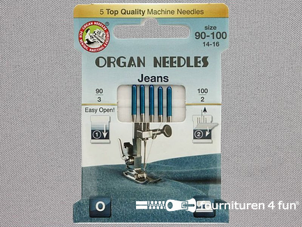 Organ Needles naaimachine naalden - Jeans 90-100