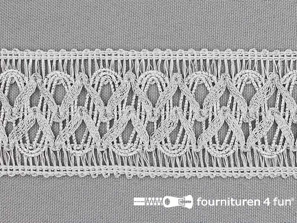 COUPON 5 meter Zilver band 40mm 
