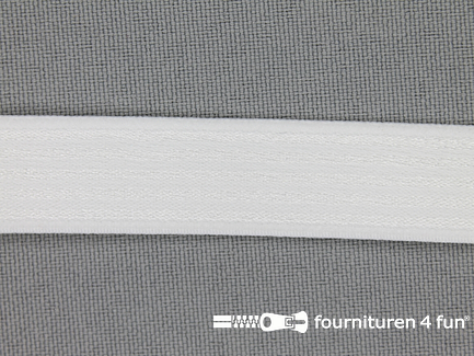 Schouderband elastiek 15mm wit