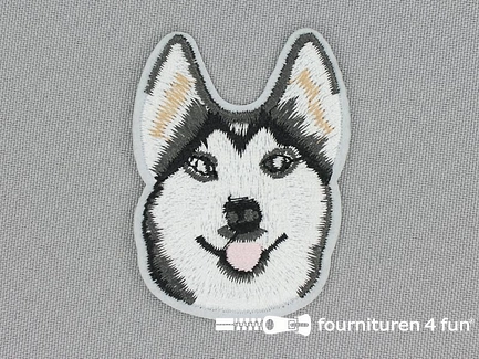 Applicatie 40x58mm husky hond