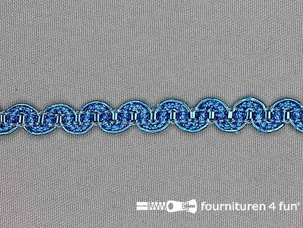 Party band 9mm aqua blauw