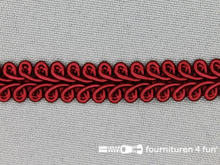 Viscose galon 11mm bordeaux