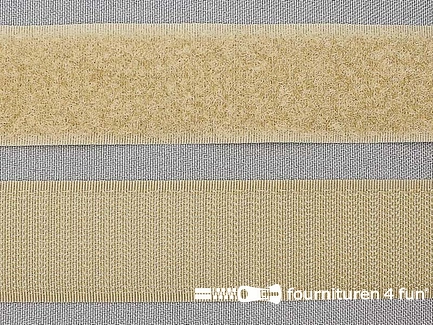 Klittenband - 30mm - beige