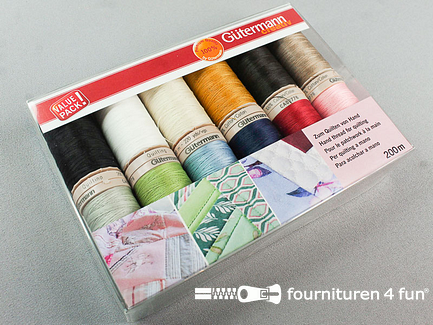Gütermann Naaigarenset - Quilting - 12x200 meter