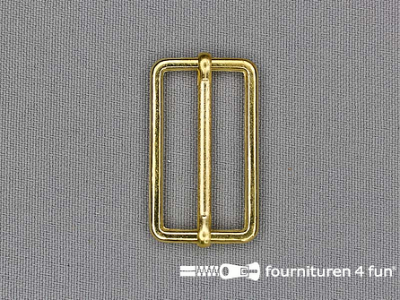 Schuifgesp 30mm goud