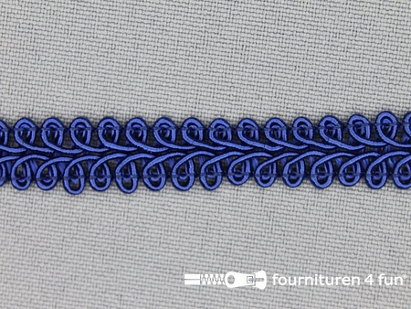 Viscose galon 11mm kobalt blauw