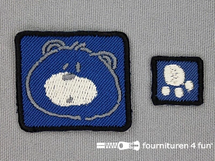Applicatie set 2 stuks beer + pootafdruk