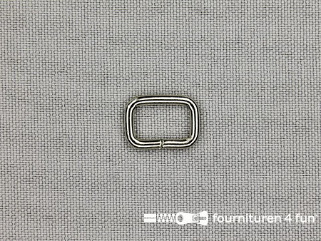 Schuifpassant - 11mm - zilver - heavy duty