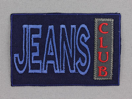 Applicatie 87x59mm 'Jeans Club'