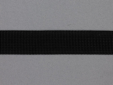 Rol 48 meter PP (polypropyleen) band 25mm zwart