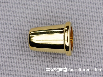 Koorduiteinde - kunststof - 11x14mm - goud