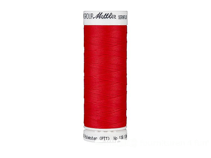 Mettler Seraflex - elastisch machinegaren - helder rood (0503)