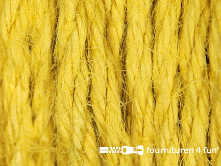 Jute koord 4mm mais geel