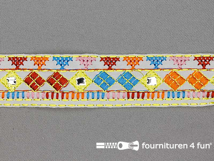 Jacquard band 30mm multicolor