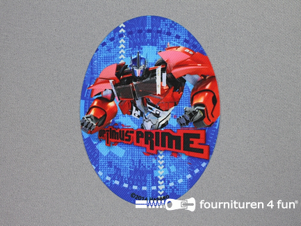 Transformers applicatie 80x110mm Optimus Prime
